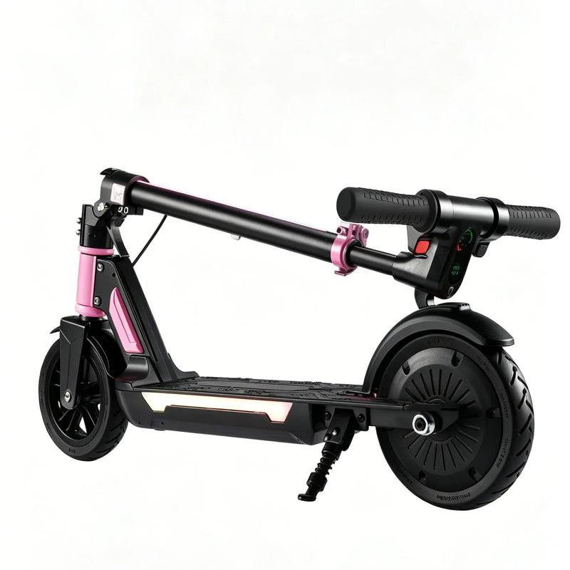 Hot Selling Pink Foldable Electronic Waterproof LED Electric Scooter for Kids and Adults 180W Portable
