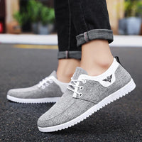HKM-885075 2086 Casual Light Weight Good Looking and Quality Canvas Bulk Sport Shoes Men Classic Shoes Walking Style Shoes