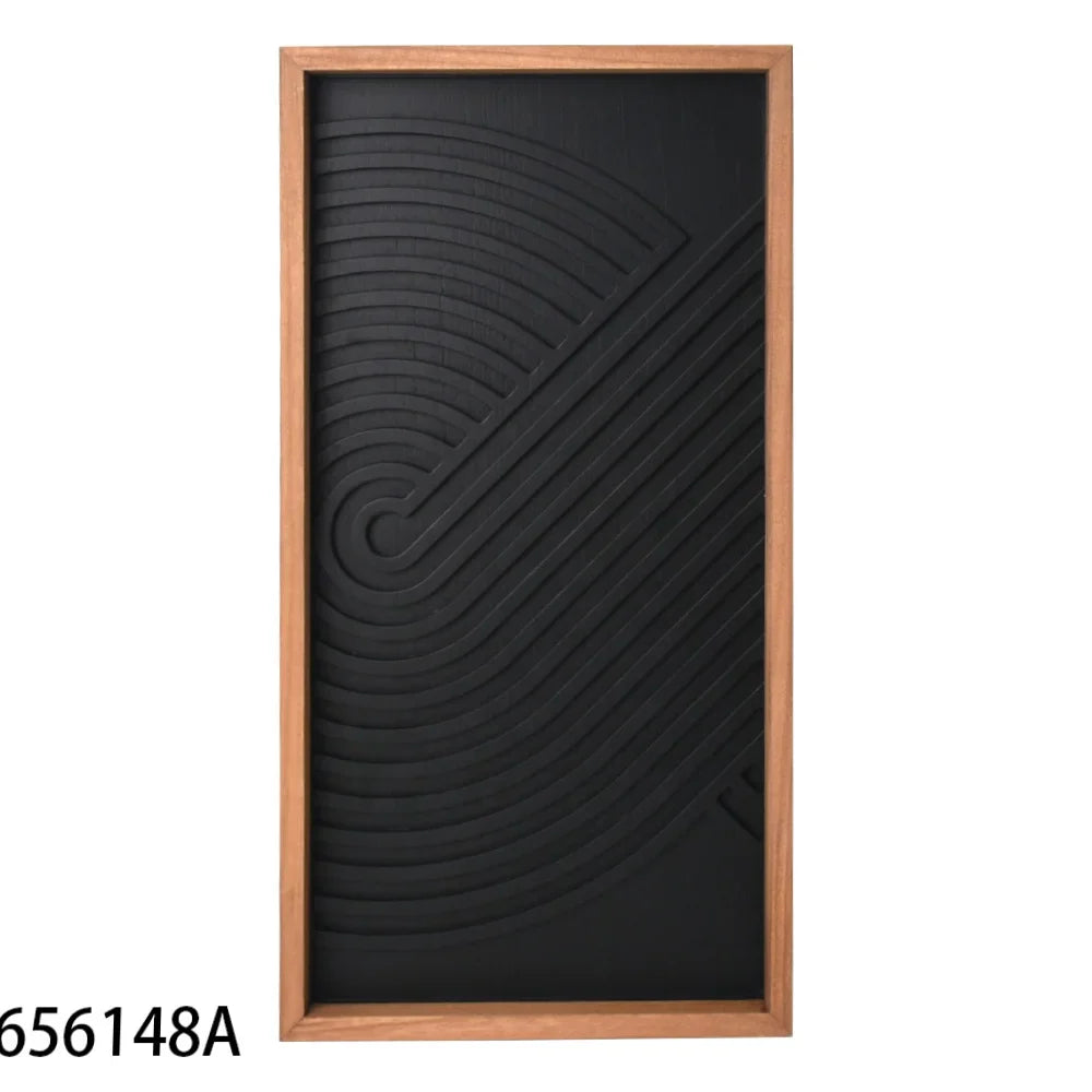 KTX-419603 Natural Wood Rainbow Arch Wall Decoration for Home Decor