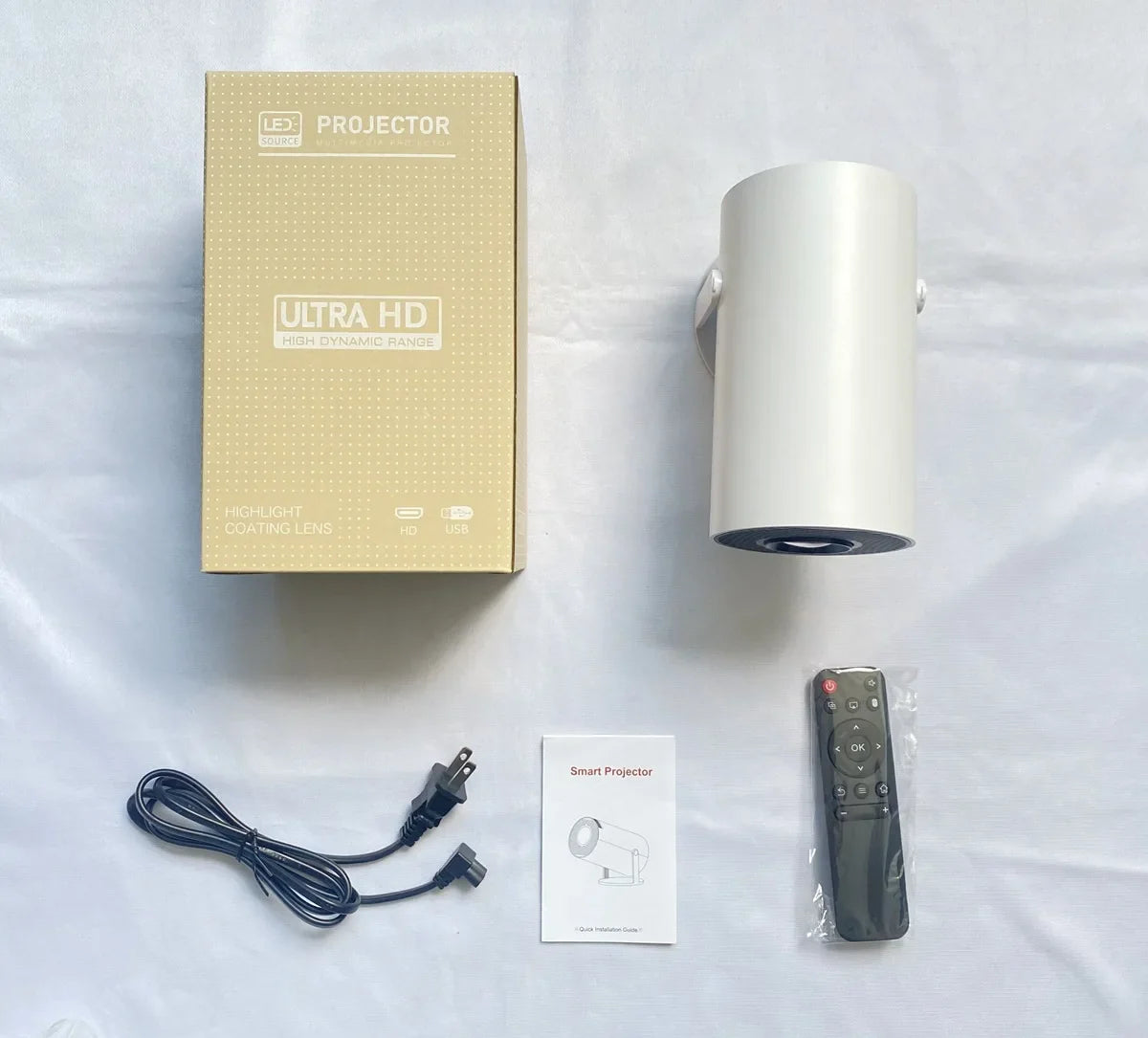 KTX-613843 Compact K5 3566 Projector for Home, Office, and Bedroom Wall Projection