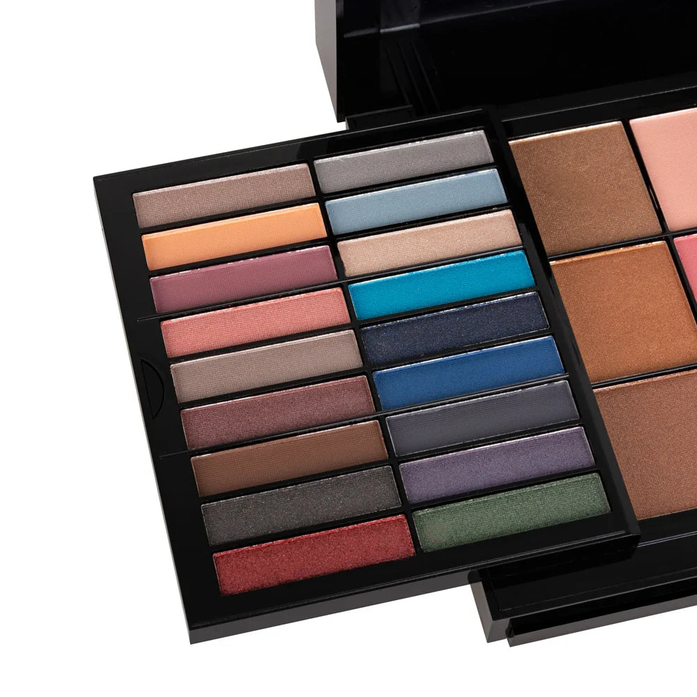 HKM-587795 All-In-One Makeup Set with Labelling - Korean Beauty Vanity Box for Girls