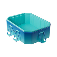 HKM-126291 Outdoor Folding Inflatable Swimming Pool for Kids and Adults - Durable PVC and PC Material