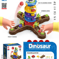 HKM-279571 Dinosaur Ball Drop Toy Set – Educational Rotating Ball Battle Game for Ages 5 and Up