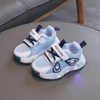 HKM-508819 Wholesale Children's Shoes Light up Children's Sneakers LED Light Breathable Comfortable Casual Shoes