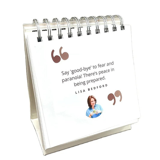 KTX-163923 Custom Printed Mini Daily Desk Calendar – 365 Tear-Off Pages for Office Use