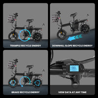 HKM-3882451 Adult Electric Bicycle Powered by 250W Motor, 20 MPH Top Speed, 36V System and 36V 9.0Ah Battery for Daily Commuting