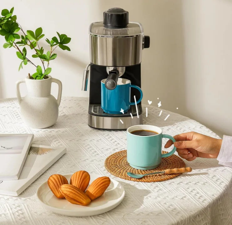 KTX-498643 10oz Ceramic Stackable Coffee Mugs – Porcelain Cups for Coffee, Tea, Cappuccino and Latte