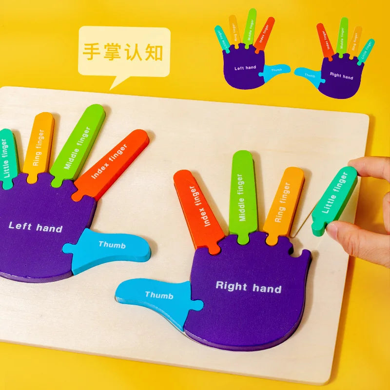 KTX-572947 Cognitive Learning Wooden Puzzle for Early Childhood Development