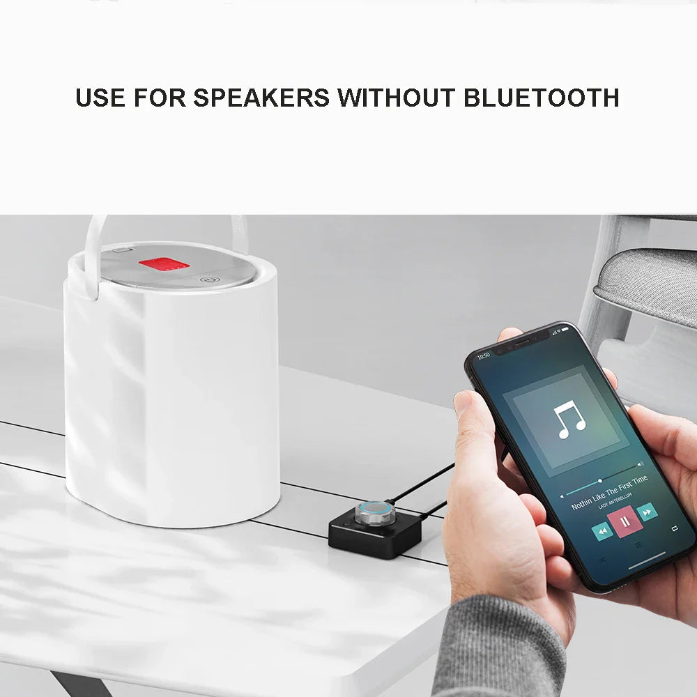 KTX-829203 Wireless Audio Receiver with RCA, 3.5mm Aux, and TF Connectors for Home Speakers