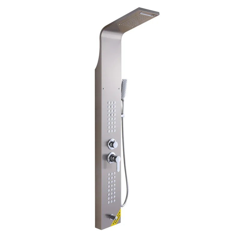 KTX-376083 304 Stainless Steel Multifunctional Shower Head with Soft Spray Pattern