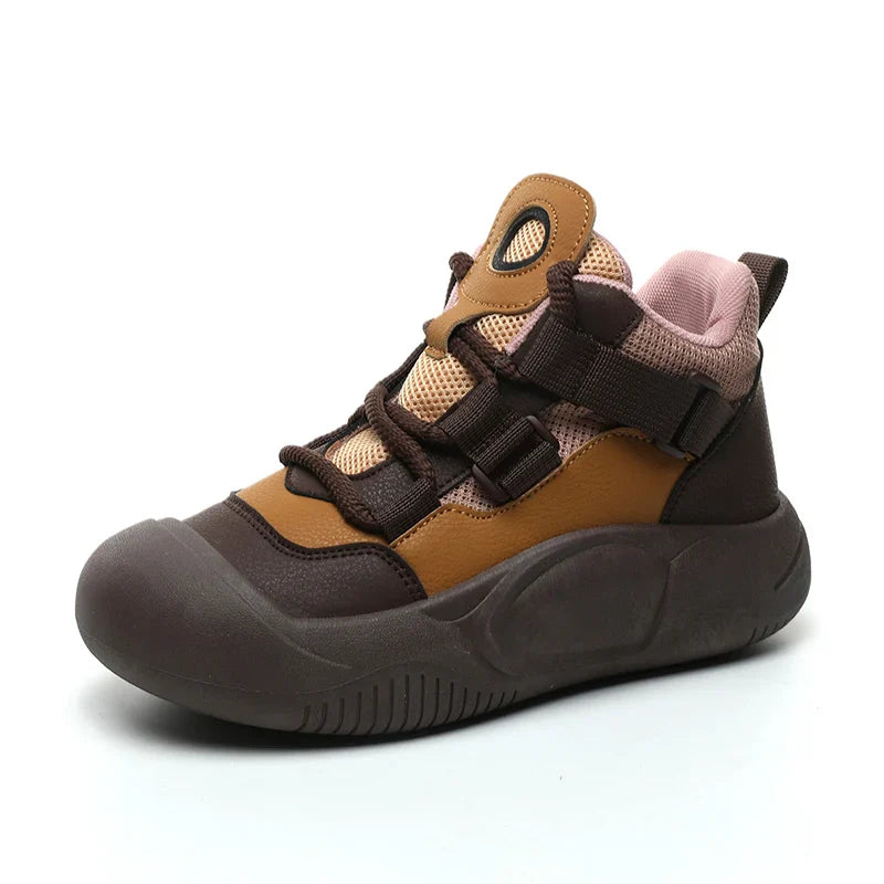 HKM-671507 FL1395 New Fashion Casual Board Shoes Women's Autumn Student Sports Elevated Soft Sole Running Shoes