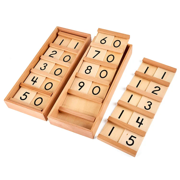 KTX-034003 Premium Wooden Montessori Educational Box Set for Kids 24 Months and Up