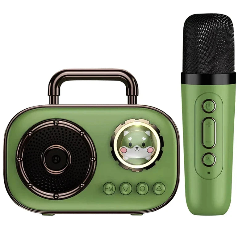 KTX-267539 Portable Mini Karaoke Speaker for Home and Outdoor Use – Wireless Family Singing Device