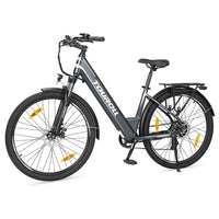 250W 27.5in 25KM/H 100km Range Touroll J1 ST Trekking Bike with Mechanical Disc Brake & E-Brake