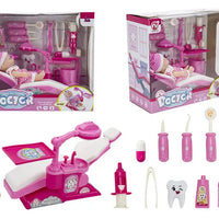 HKM-902163 14-Piece Educational Doctor Play Set for Children, Dentist Toys for Ages 2-13 Years