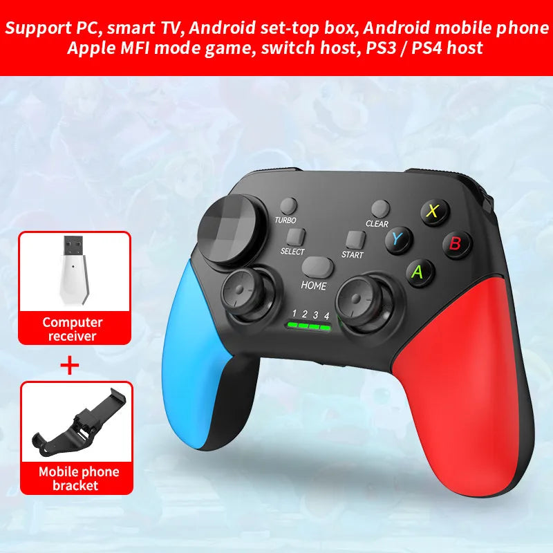 HKM-331347 Wireless Gaming Controller with Touch Pad and Built-in Battery for Mobile Devices