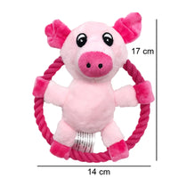 HKM-815059 Interactive Chew Toy for Dogs – Funny Animal Shape Squeaker Puppy Training Accessory