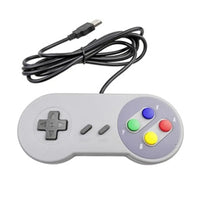 HKM-412691 SNES Classic USB Game Controller for Windows PC and Mac – Retro Gamepad for Nostalgic Gaming Experience