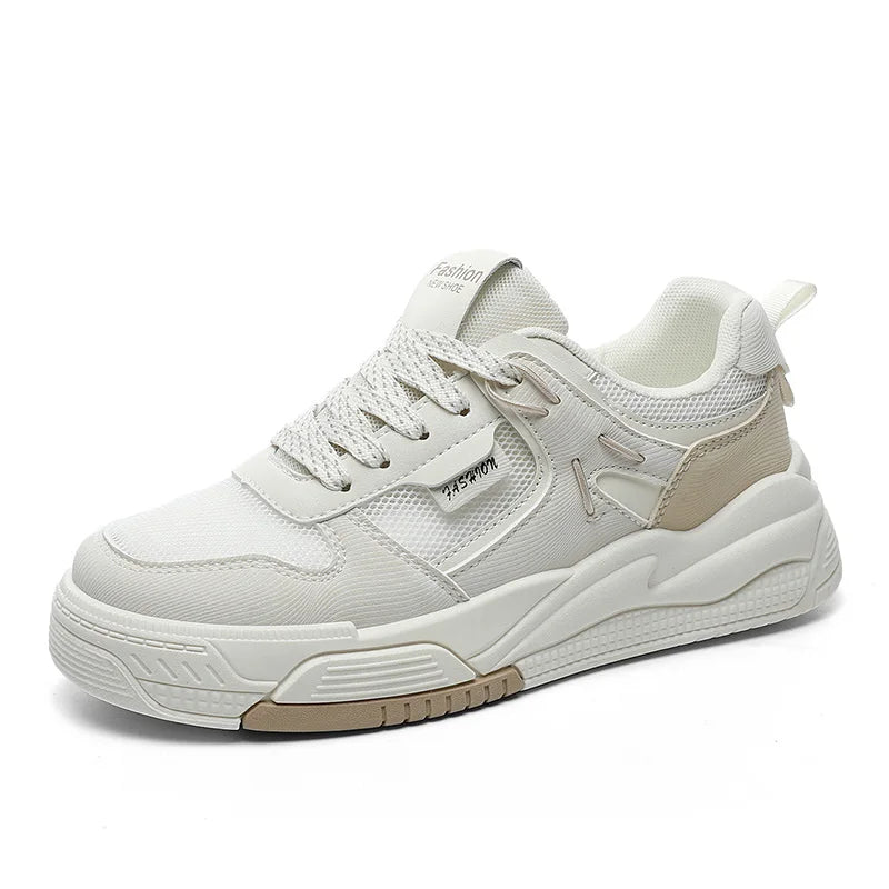 HKM-409363 RM1501-1 New Mesh Women's Board Shoes Summer Thick Sole Versatile Sports Shoes Casual Student Running Shoes