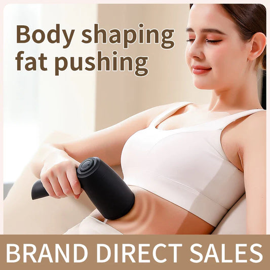 HKM-210387 Wireless Gua Sha Electric Massager with 6 Massage Heads for Body Shaping and Fat Reduction