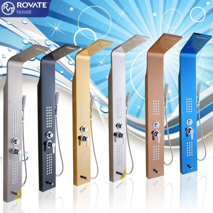 KTX-376083 304 Stainless Steel Multifunctional Shower Head with Soft Spray Pattern