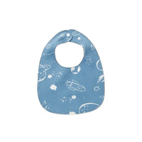 HKM-064723 New Arrival Cute U-Shape Kids Bib Waterproof Kids Eating Saliva Towel Feeding Bibs Button Closure