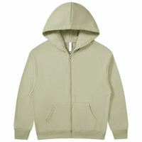 HKM-948307 Men's Women's 380G Oversized Puff Technique Hooded Sweatshirt High Fleece Solid Color Zipper Casual Sports Print Pullover