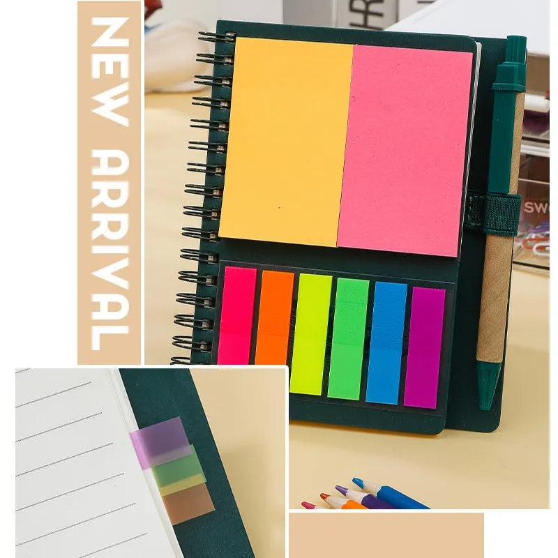 KTX-144659 A6 Spiral Notebook with Pen - Custom Logo Hardcover for Office and School Use