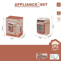 HKM-410643 Mini Electric Kitchen Appliances Toy Set for Pretend Play with Light and Sounds, Ages 2-12, EPT812597