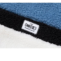 HKM-570899 Men's Lamb Fleece and Thick Cotton Stand Collar Puffer Jacket Winter Clothing Jacket for Men Men's Jackets