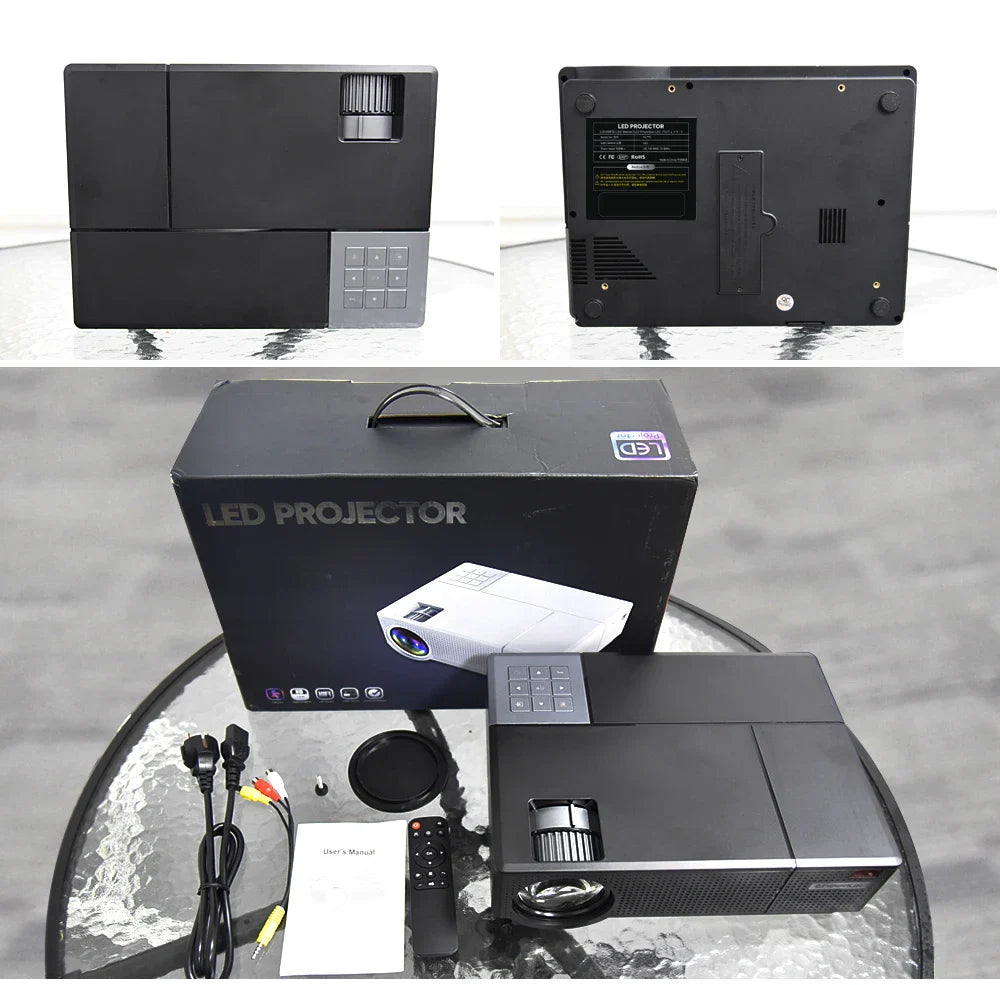 KTX-138131 Full HD 1080P Home Theatre Projector with Smart Features and 4K LED Capability