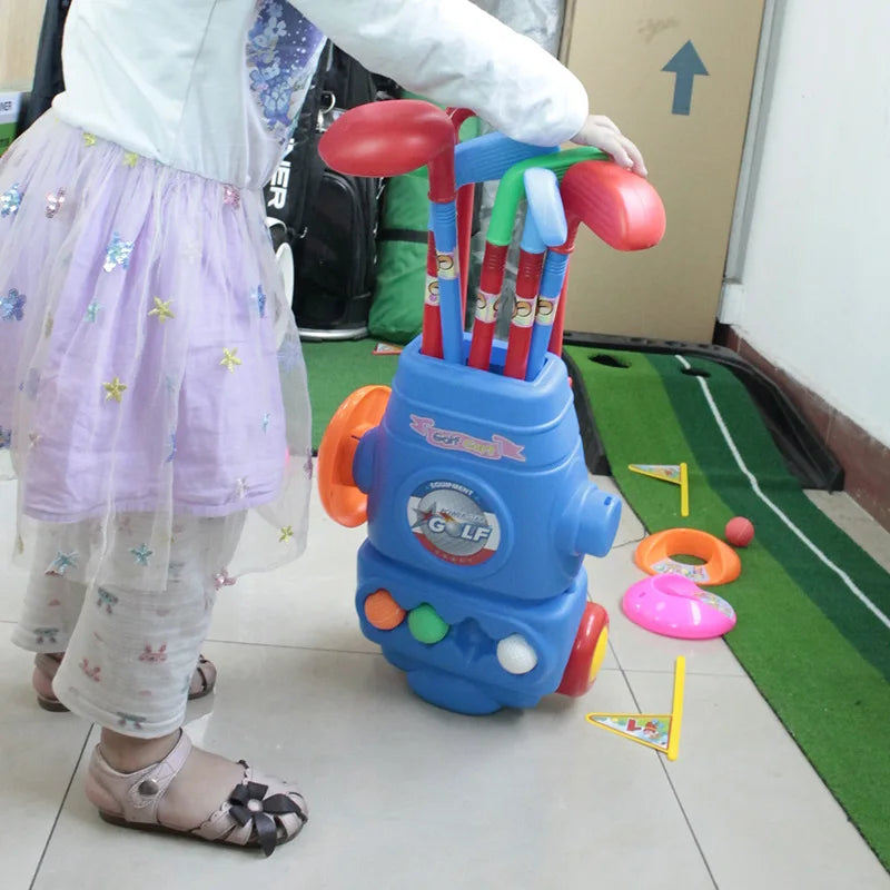 KTX-774163 Portable Children's Golf Ball Set for Indoor and Outdoor Fun