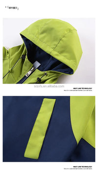 HKM-013843 Men's Coats Customized LOGO Fashion Man Coat Simple Team Sports Suit Hooded Men's Sports Suit Two-piece Set