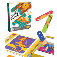 HKM-445715 36PCS Baby Matching Card Puzzle Set - Educational Cartoon Animal Jigsaw Toys for Kids