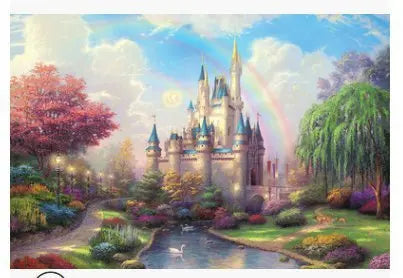 KTX-514323 Custom 1000 Piece Jigsaw Puzzle Featuring Famous Painting Scenery for Educational Decompression Activities