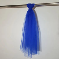 Swiss Dot Tulle Chair Sashes Organza Chair Back Bow Sheer Yarn Chair Covers for Wedding Banquet Party Event Decoration