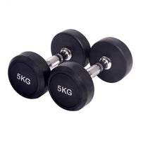 HKM-272019 Heavy Duty 20kg Iron Dumbbells for Home Fitness and Strength Training