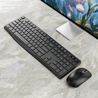 HKM-559571 Wireless Multimedia Keyboard and Mouse Combo with 104 Keys for PC and Laptop