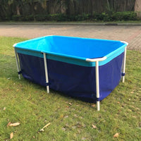 HKM-339859 Metal Frame Folding Swimming Pool for Outdoor Family Fun