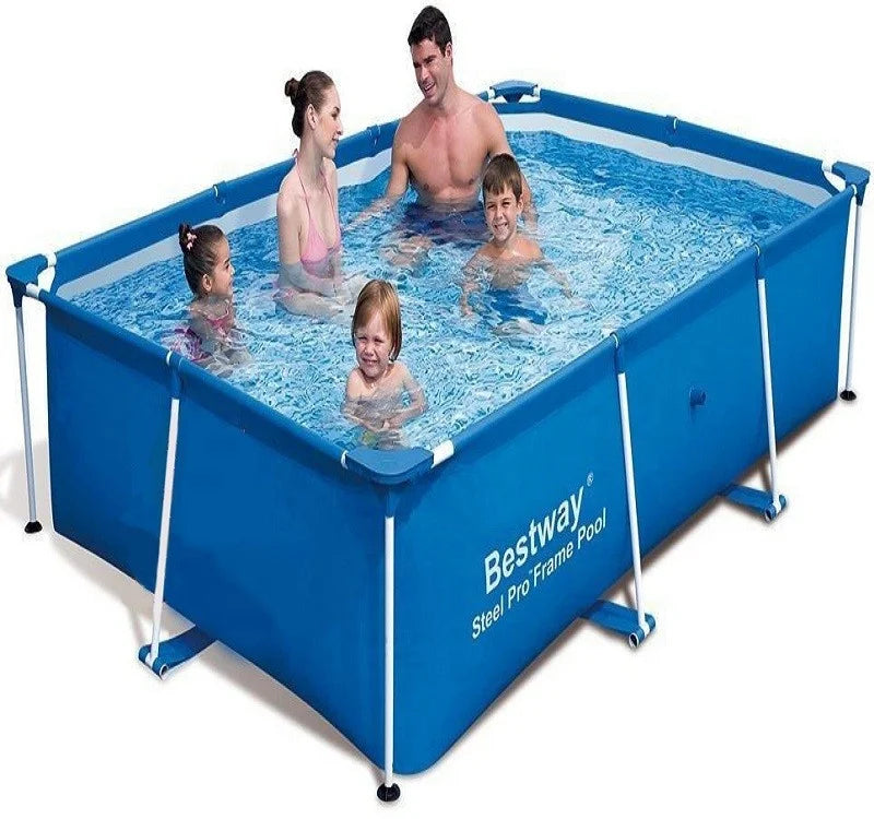 HKM-815571 Above Ground Swimming Pool for Outdoor Use, Easy to Install, Durable Container Design