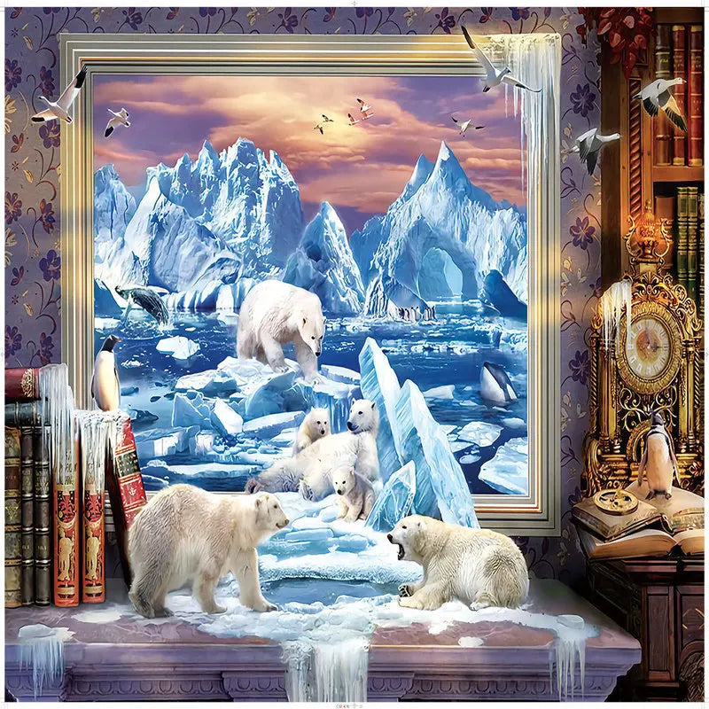 KTX-514323 Custom 1000 Piece Jigsaw Puzzle Featuring Famous Painting Scenery for Educational Decompression Activities