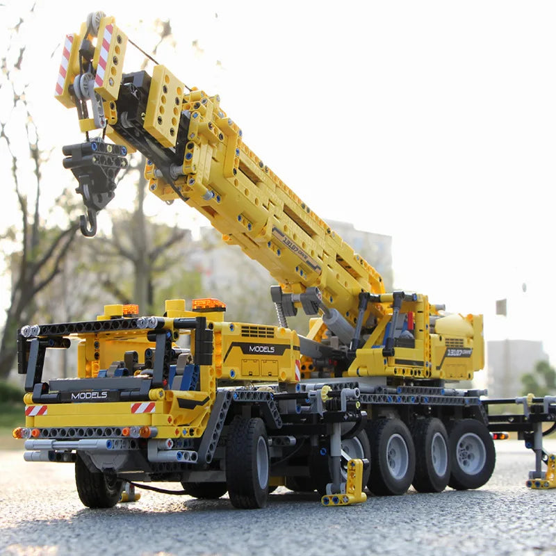 KTX-485011 Mechanical Crane App Programmable Remote Control Engineering Vehicle Puzzle Building Block Toy