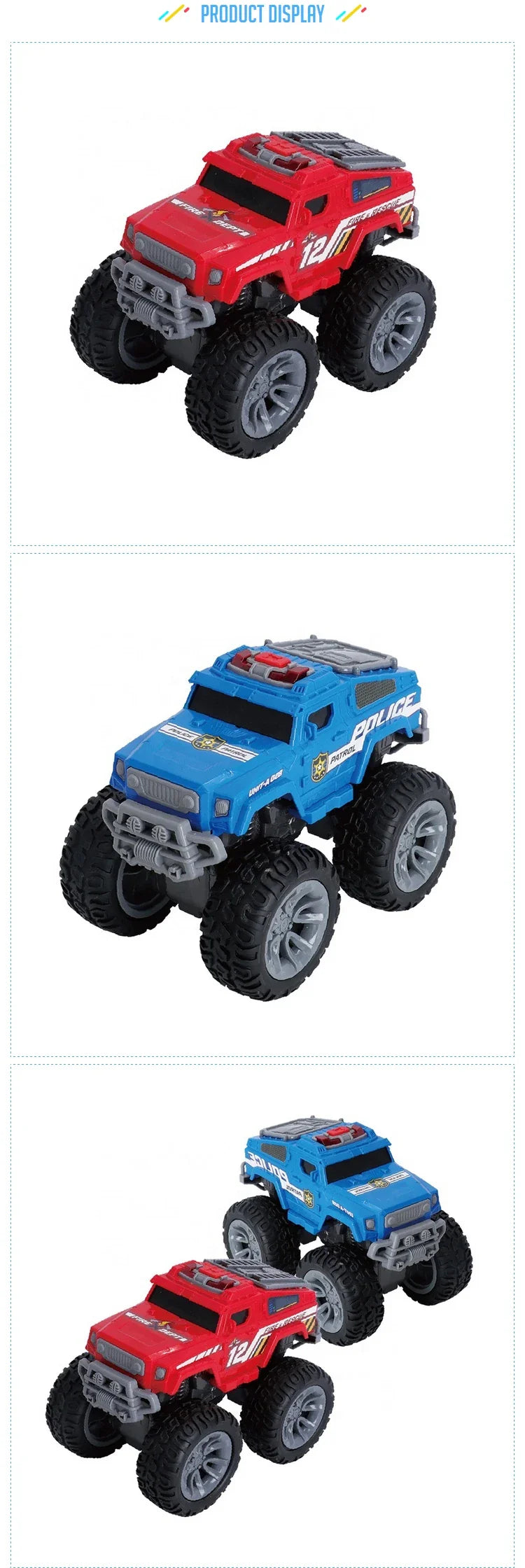HKM-246803 Electric Fire Truck Toy Car with Light and Sound for Kids 2-13 Years