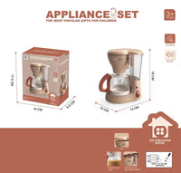 HKM-410643 Mini Electric Kitchen Appliances Toy Set for Pretend Play with Light and Sounds, Ages 2-12, EPT812597
