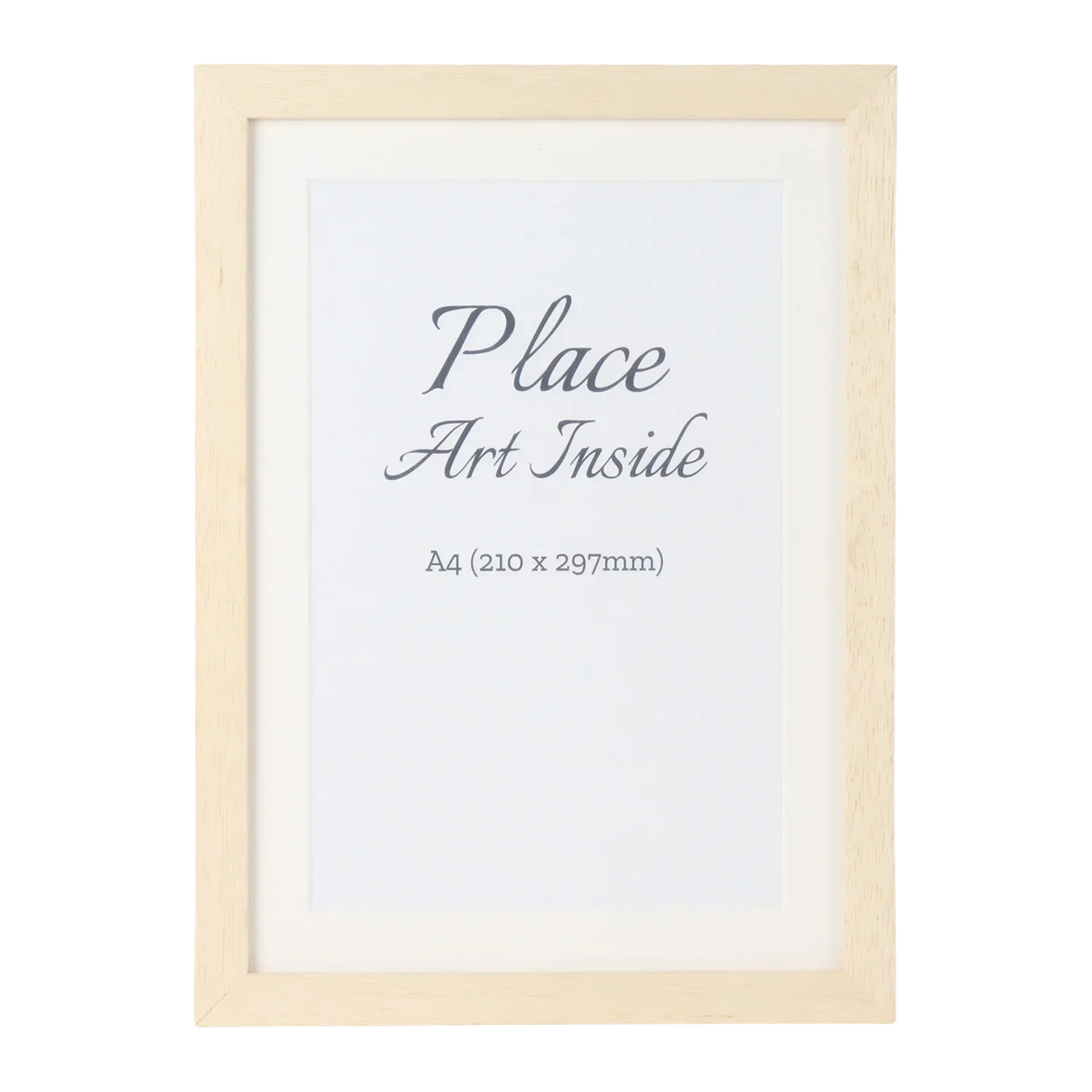 KTX-637075 Elegant Solid Hardwood Oak Photo Frame for A2, A3, A4 Prints - Wall Mount Art Decor