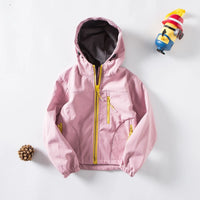 HKM-735891 OEM Factory Customization Personalized Soft Shell Bomber Jacket for Kids for Autumn Season