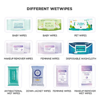 HKM-781139 Organic Biodegradable Pet Wipes for Dogs and Cats – 100 Unscented Wet Wipes