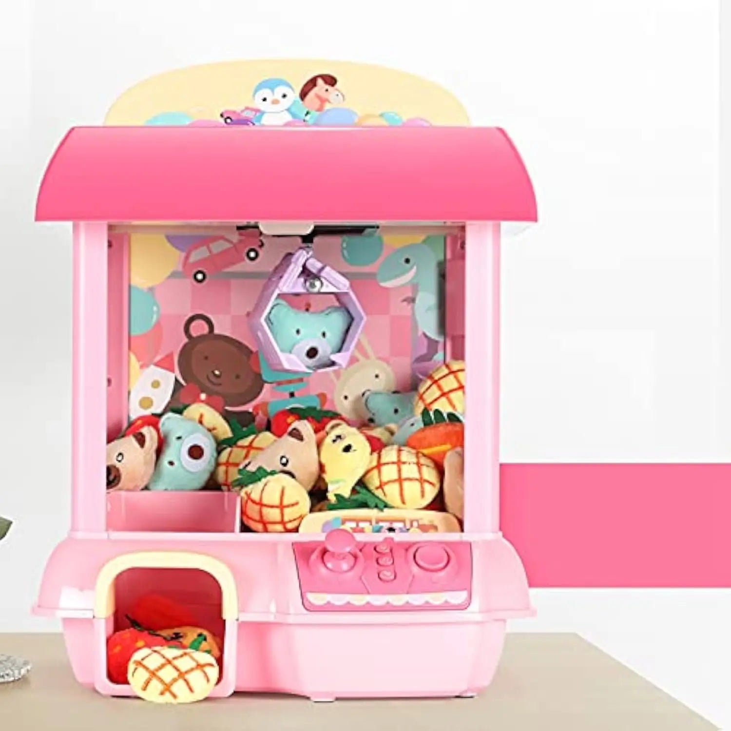 HKM-245651 Mini Claw Machine Toy with Plush Toys for Kids - Fun Crane Game for Ages 5 and Up