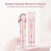 HKM-979859 3 in 1 Dual Head Electric Painless Shaver and Body Epilator with IPX7 Waterproof Design