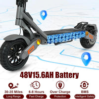 Wholesale 1200W Dual Motor Electric Scooter for Adults - 50MPH Fast Speed Off-road Foldable E Scooter with Turn Signals